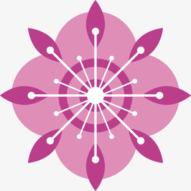 春节桃花卡通桃花免抠