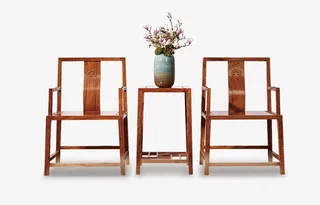 复古古典凳子免抠