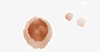 淡咖啡色墨点墨迹免抠