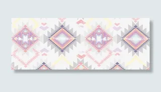 多彩菱形花纹背景