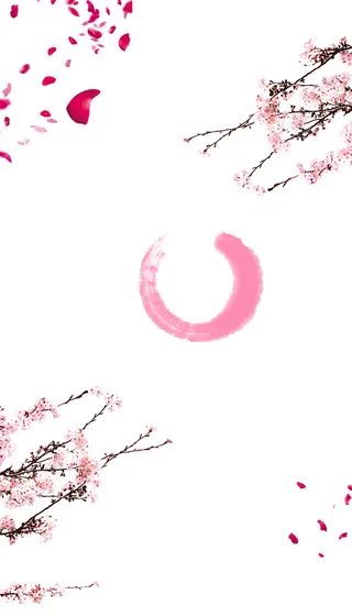 粉色三生三世十里桃花海报背景高清