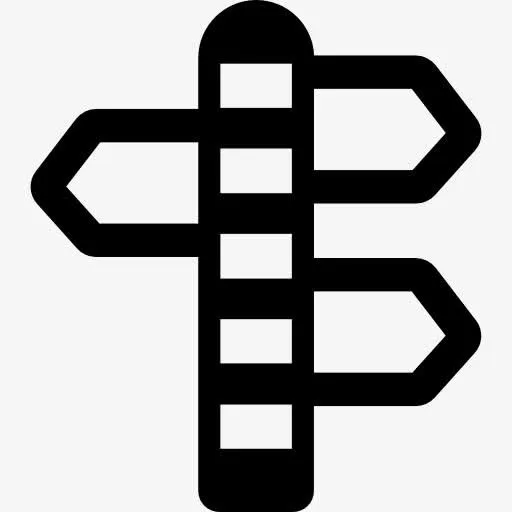 方向标志图标免抠