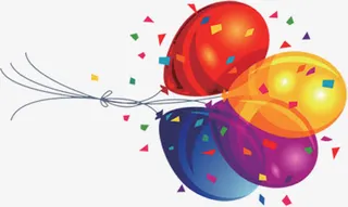 彩球圣诞元旦素材免抠