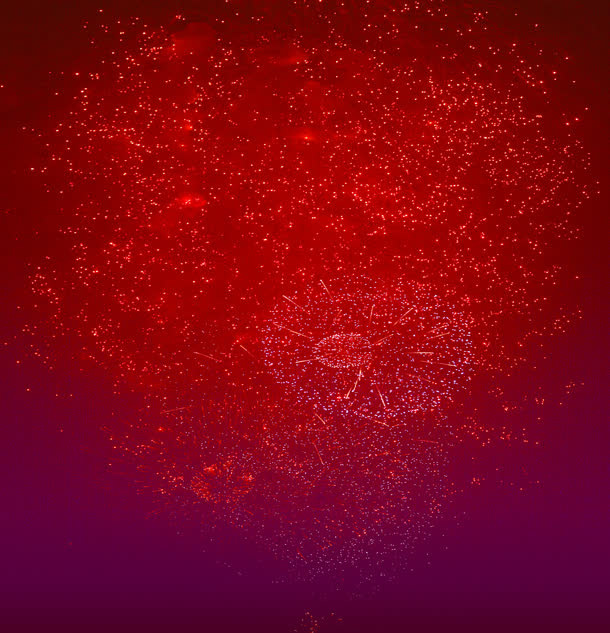 红色底纹放射性烟花免抠装饰其他装饰图案元素