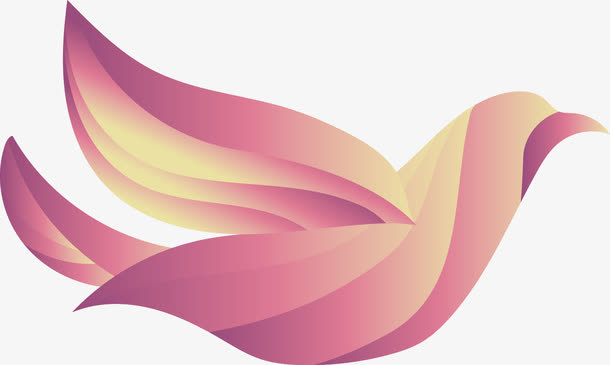 彩色手绘卡通鸽子素材免抠