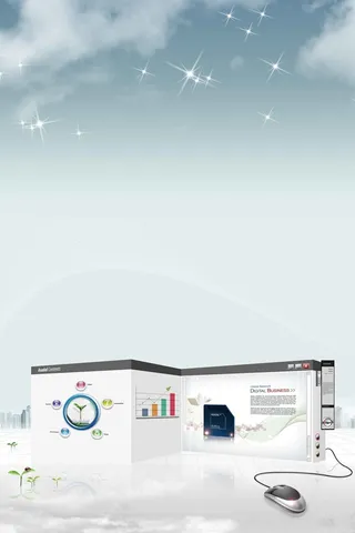 商务信息灰色简约大气背景高清