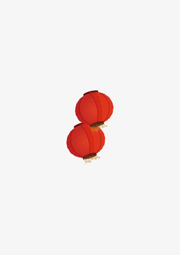 两个灯笼元素免抠