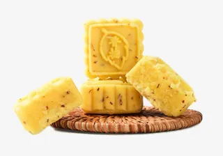 竹编中的桂花糕免抠