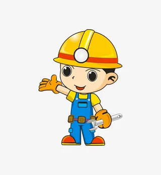 工程师拿扳手免抠