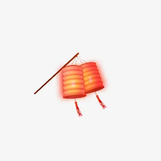 闪闪发光的灯笼免抠
