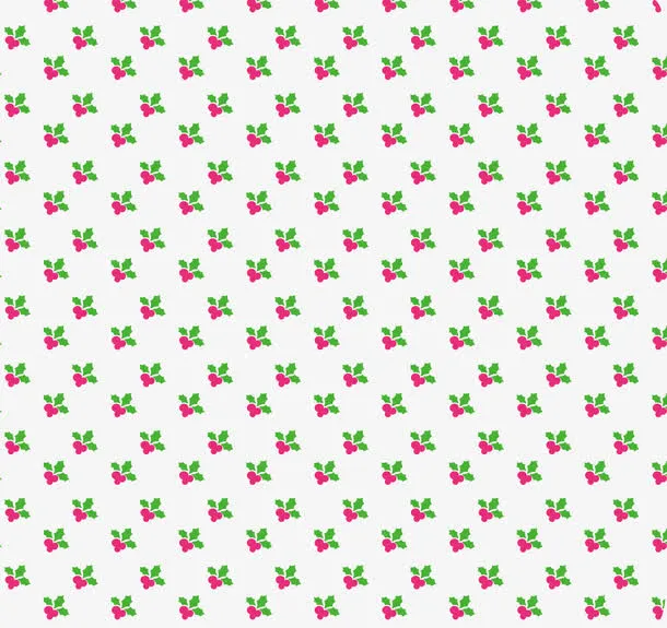 矢量小清新花纹背景素材