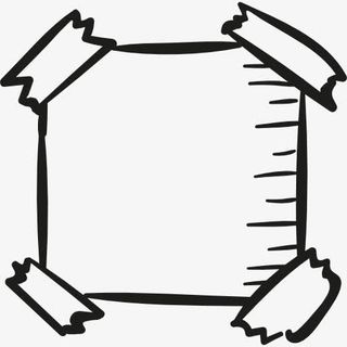 用透明胶带粘贴注意图标免抠