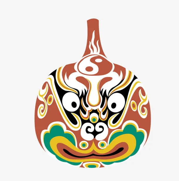 马勺脸谱免抠