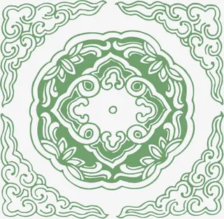 绿色纹理矢量素材免抠