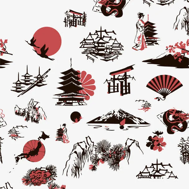 日本元素矢量免抠
