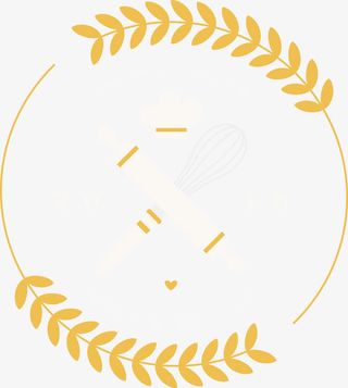 卡通烘焙道具和小麦的LOGO免抠