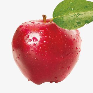 带水珠的新鲜水果免抠