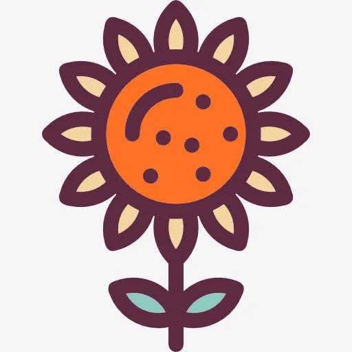 向日葵图标免抠