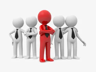 商务小人团队免抠