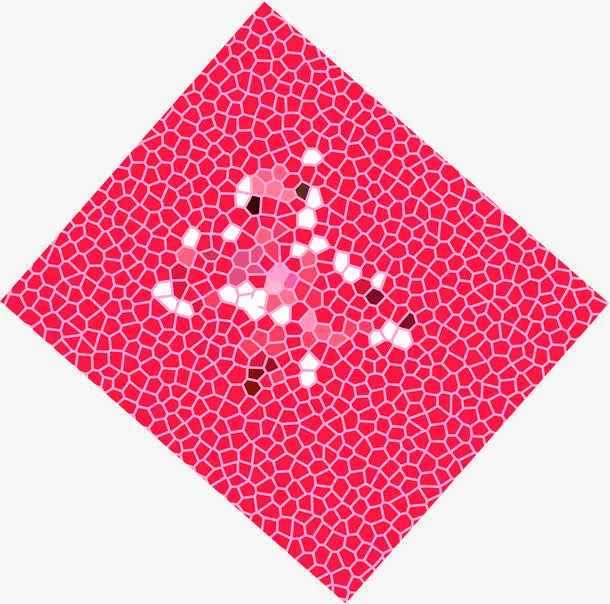 粉色卡通创意春天美景免抠