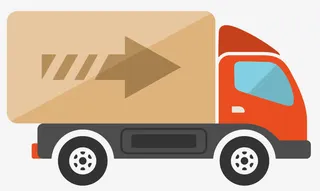 卡通小货车免抠