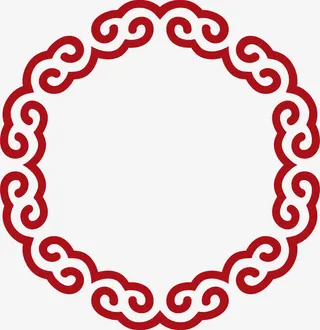 中国风圆环免抠