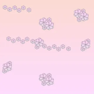 春天手绘花朵图 粉色免抠