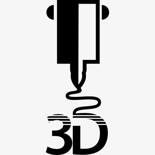 3d印制由体积的打印机图标免抠