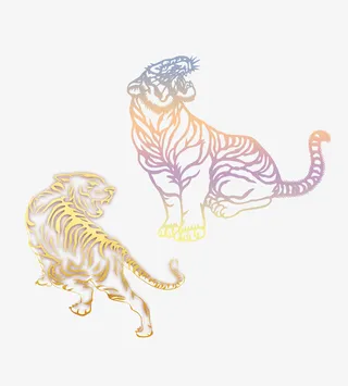 大气老虎矢量素材免抠