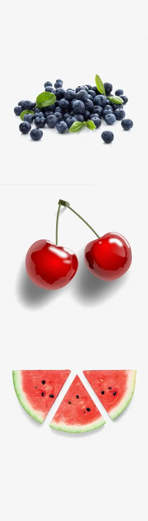 蓝莓免扣PNG免抠