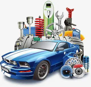 汽车会展活动元素免抠