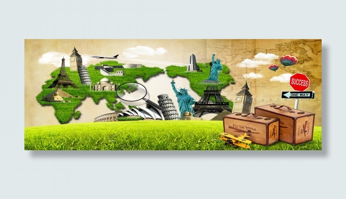 淘宝轮播背景海报banner  通用简约