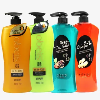 欧贝斯草本茶籽柔顺亮泽洗发露免抠