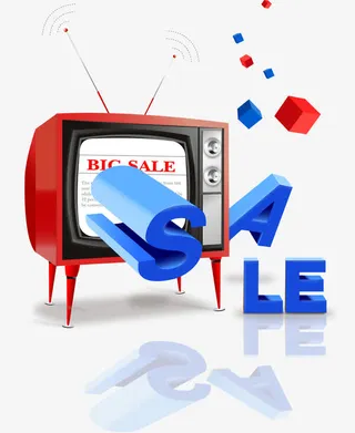 电视创意素材图片免抠