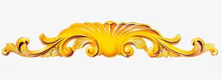 金色纹饰免抠