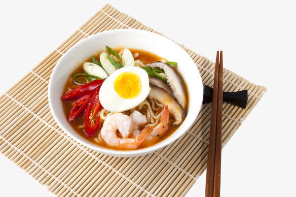 咸蛋虾仁香菇面免抠