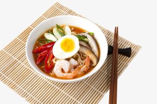 咸蛋虾仁香菇面免抠