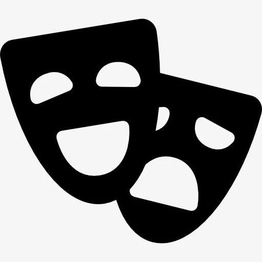 戏剧面具图标免抠