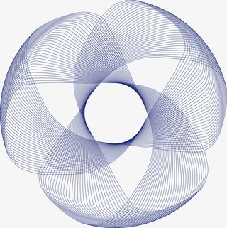 紫色旋转纹理花纹图免抠