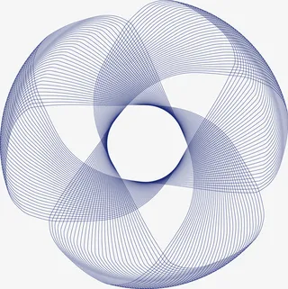 紫色旋转纹理花纹图免抠