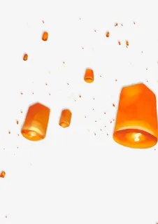 天灯许愿灯三千天灯免抠