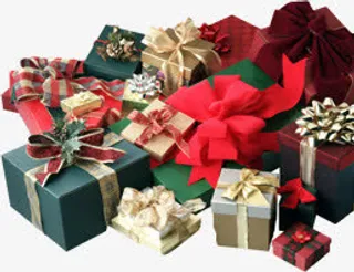 店铺装修合成效果礼盒包装免抠