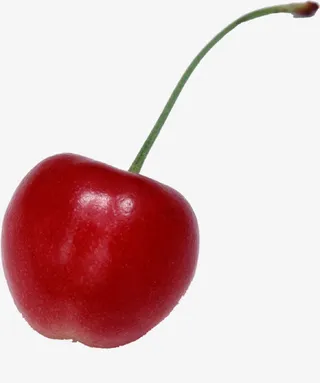 手绘樱桃春节卡片免抠