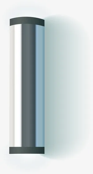 蓝色简约圆柱装饰图案免抠