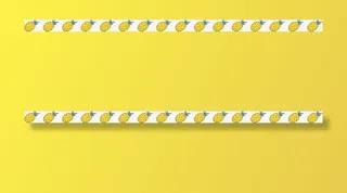 可爱菠萝分割线免抠