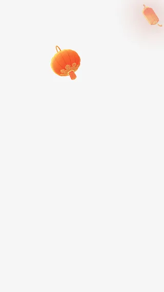 古风红色灯笼装饰免抠