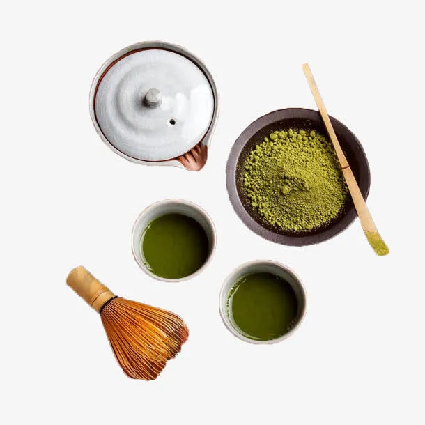 日本茶道茶具组合免抠