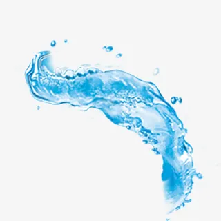 夏日海边水纹设计免抠