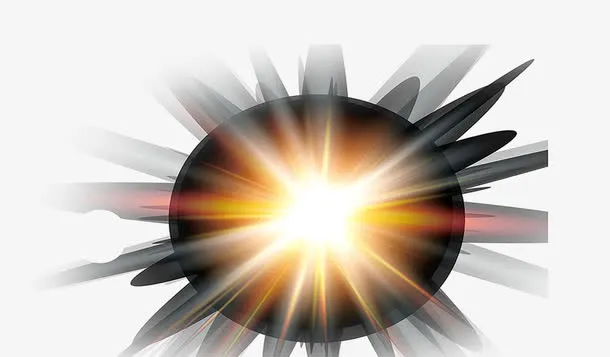 光效爆炸集中效果免费素材免抠