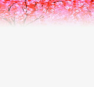 创意合成桃花林效果设计免抠